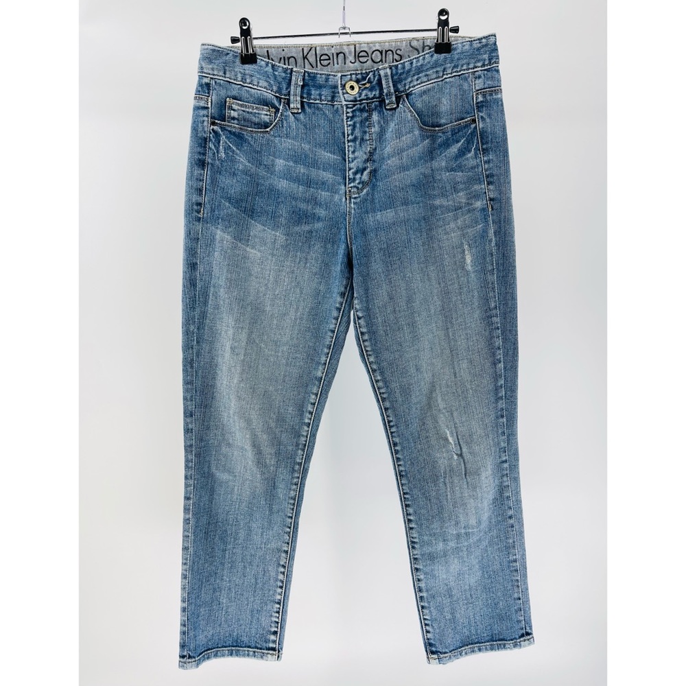 Calvin Klein Shape Ankle Jeans, Light Wash, 99% Cotton, Women’s 8
